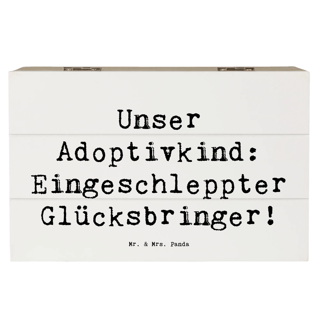 Holzkiste Spruch Adoptivkind Glücksbringer Dekokiste, Erinnerungskiste, Erinnerungsbox, Truhe, Schatzkiste, Aufbewahrungsbox, XXL, Geschenkdose, Geschenkbox, Holzkiste, Kiste, Schatulle, Familie, Vatertag, Muttertag, Bruder, Schwester, Mama, Papa, Oma, Opa