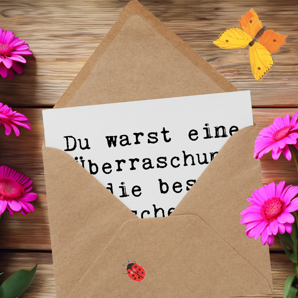 Deluxe Karte Spruch Überraschung Adoptivkind Klappkarte, Karte, Einladungskarte, Hochzeitskarte, Glückwunschkarte, Grußkarte, Geburtstagskarte, Hochwertige Grußkarte, Hochwertige Klappkarte, Familie, Vatertag, Muttertag, Bruder, Schwester, Mama, Papa, Oma, Opa