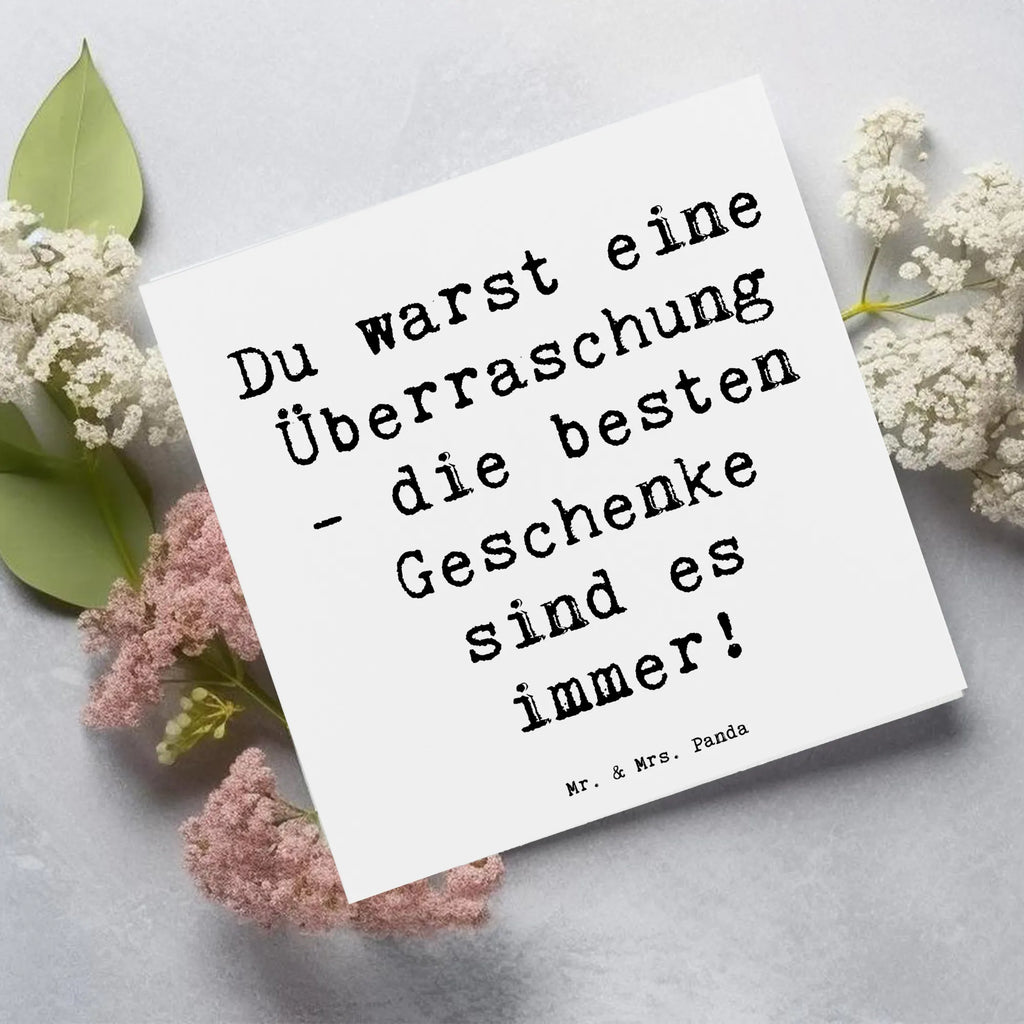 Deluxe Karte Spruch Überraschung Adoptivkind Klappkarte, Karte, Einladungskarte, Hochzeitskarte, Glückwunschkarte, Grußkarte, Geburtstagskarte, Hochwertige Grußkarte, Hochwertige Klappkarte, Familie, Vatertag, Muttertag, Bruder, Schwester, Mama, Papa, Oma, Opa