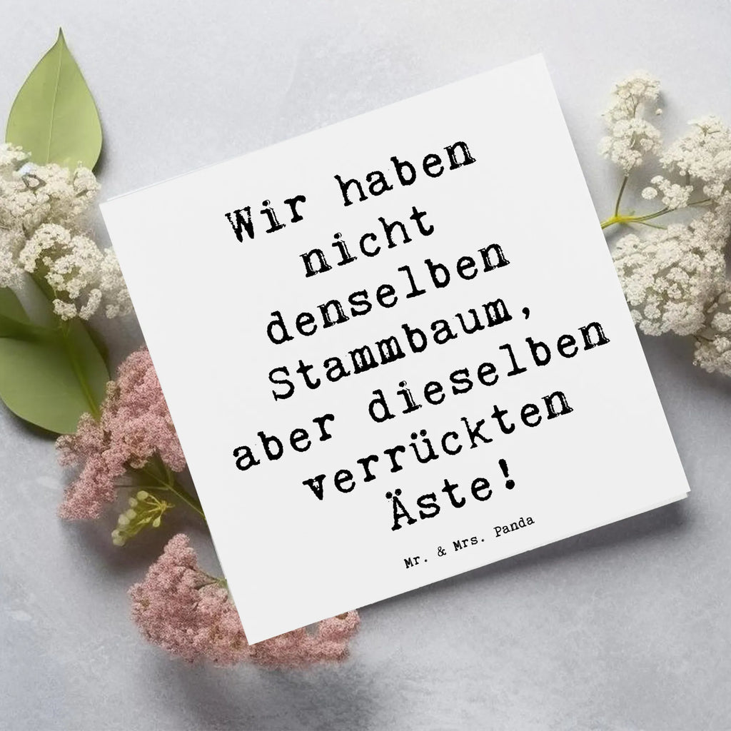 Deluxe Karte Spruch Adoptivkind Verrückte Äste Karte, Hochzeitskarte, Geburtstagskarte, Einladungskarte, Grußkarte, Hochwertige Grußkarte, Hochwertige Klappkarte, Klappkarte, Glückwunschkarte, Familie, Vatertag, Muttertag, Bruder, Schwester, Mama, Papa, Oma, Opa