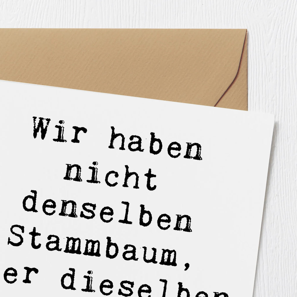 Deluxe Karte Spruch Adoptivkind Verrückte Äste Karte, Hochzeitskarte, Geburtstagskarte, Einladungskarte, Grußkarte, Hochwertige Grußkarte, Hochwertige Klappkarte, Klappkarte, Glückwunschkarte, Familie, Vatertag, Muttertag, Bruder, Schwester, Mama, Papa, Oma, Opa
