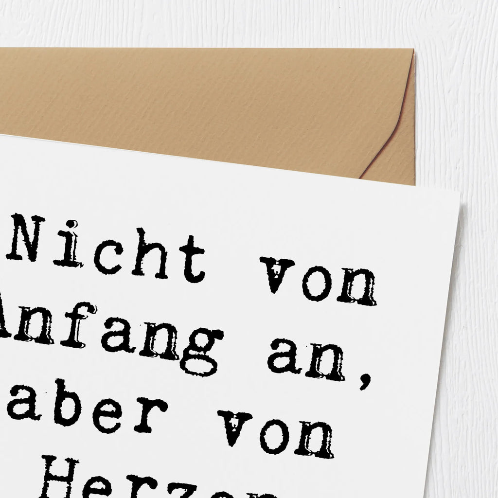 Deluxe Karte Spruch Adoptivkind von Herzen Geburtstagskarte, Einladungskarte, Grußkarte, Glückwunschkarte, Klappkarte, Karte, Hochwertige Klappkarte, Hochwertige Grußkarte, Hochzeitskarte, Familie, Vatertag, Muttertag, Bruder, Schwester, Mama, Papa, Oma, Opa