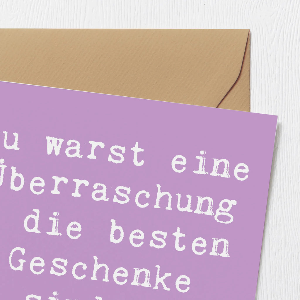 Deluxe Karte Spruch Überraschung Adoptivkind Klappkarte, Karte, Einladungskarte, Hochzeitskarte, Glückwunschkarte, Grußkarte, Geburtstagskarte, Hochwertige Grußkarte, Hochwertige Klappkarte, Familie, Vatertag, Muttertag, Bruder, Schwester, Mama, Papa, Oma, Opa