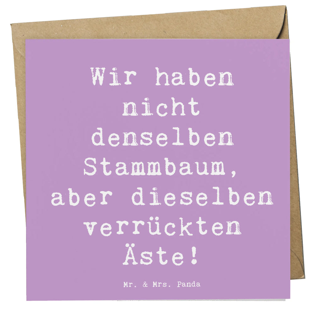Deluxe Karte Spruch Adoptivkind Verrückte Äste Karte, Hochzeitskarte, Geburtstagskarte, Einladungskarte, Grußkarte, Hochwertige Grußkarte, Hochwertige Klappkarte, Klappkarte, Glückwunschkarte, Familie, Vatertag, Muttertag, Bruder, Schwester, Mama, Papa, Oma, Opa