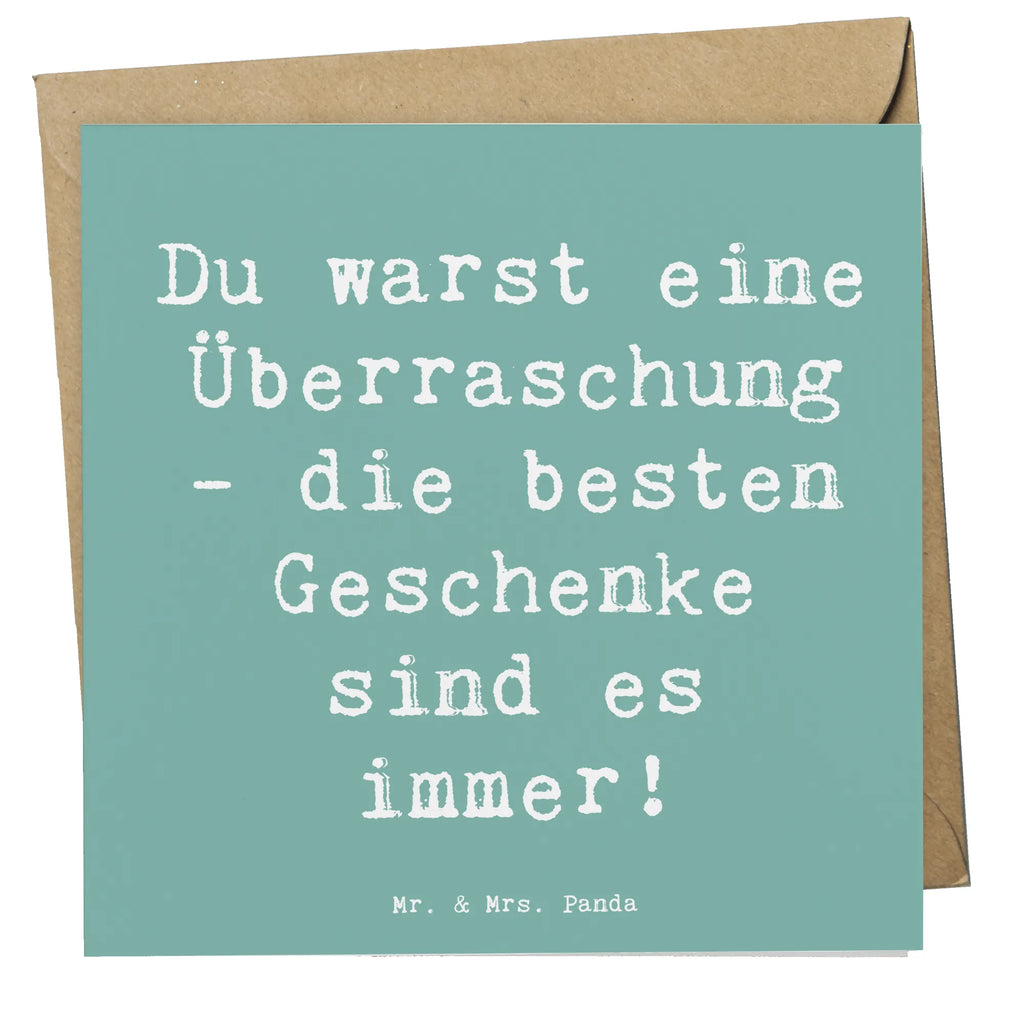 Deluxe Karte Spruch Überraschung Adoptivkind Klappkarte, Karte, Einladungskarte, Hochzeitskarte, Glückwunschkarte, Grußkarte, Geburtstagskarte, Hochwertige Grußkarte, Hochwertige Klappkarte, Familie, Vatertag, Muttertag, Bruder, Schwester, Mama, Papa, Oma, Opa