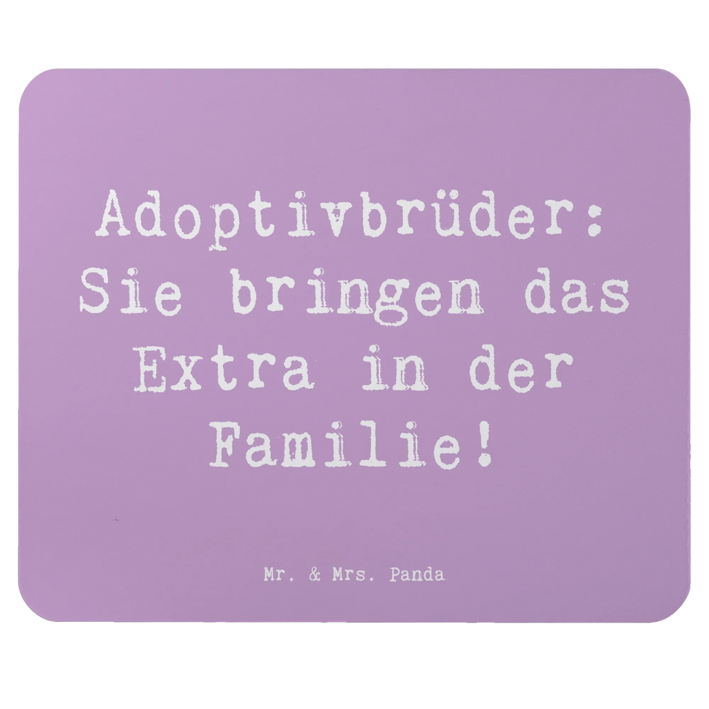 Mouse mat Saying Adoptivbrüder: Sie bringen das Extra in der Familie! Mousepad, Computer zubehör, Büroausstattung, PC Zubehör, Arbeitszimmer, Mauspad, Einzigartiges Mauspad, Designer Mauspad, Mausunterlage, Mauspad Büro, Familie, Vatertag, Muttertag, Bruder, Schwester, Mama, Papa, Oma, Opa
