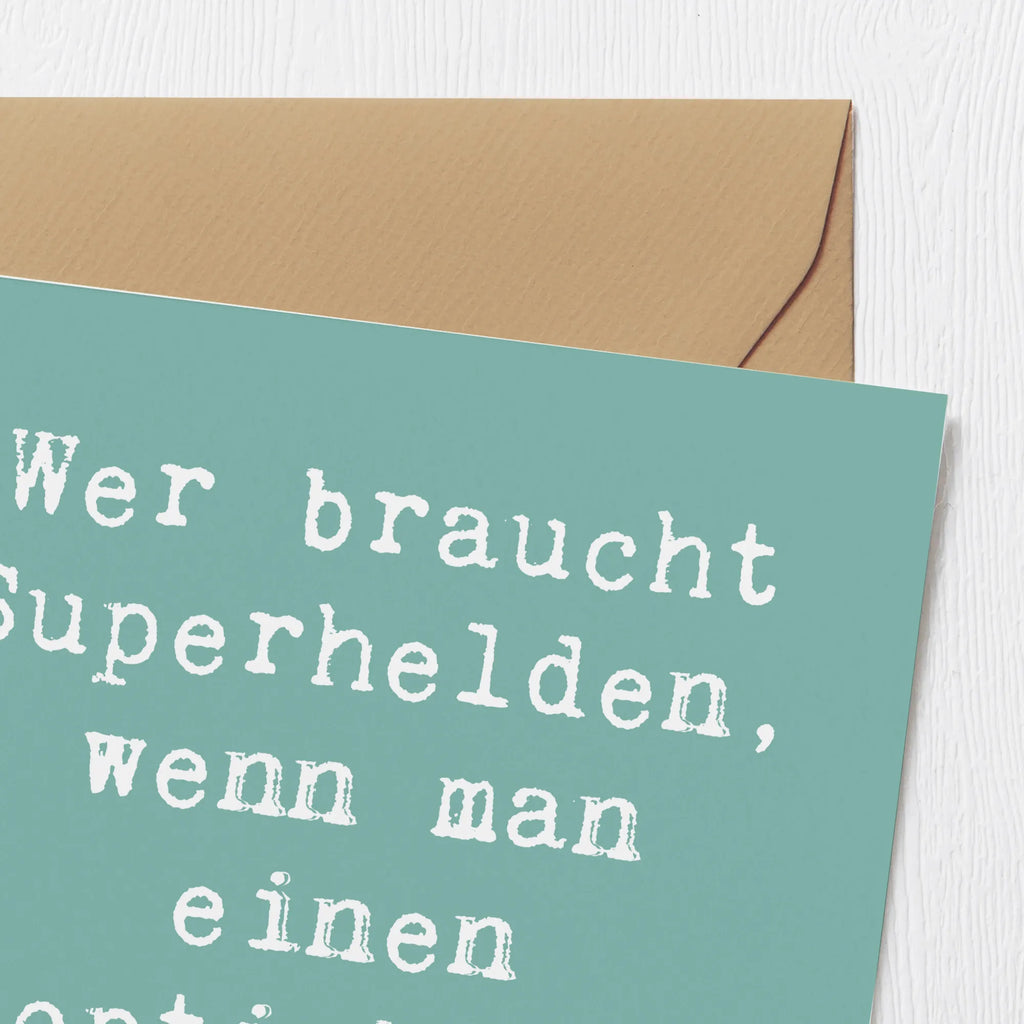 Deluxe Karte Spruch Held Adoptivbruder Karte, Klappkarte, Glückwunschkarte, Grußkarte, Einladungskarte, Hochwertige Klappkarte, Hochwertige Grußkarte, Hochzeitskarte, Geburtstagskarte, Familie, Vatertag, Muttertag, Bruder, Schwester, Mama, Papa, Oma, Opa