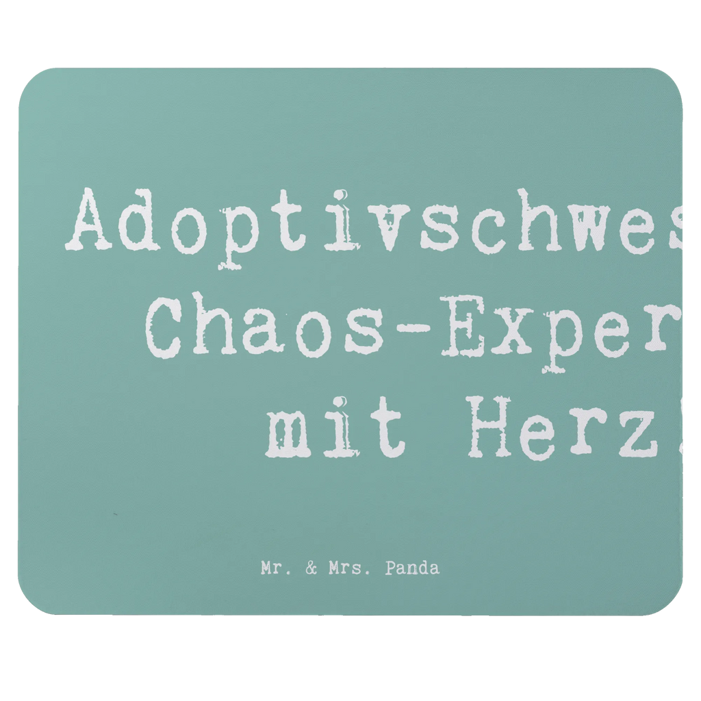 Mouse mat Saying Adoptivschwester: Chaos-Expertin mit Herz! Mousepad, Computer zubehör, Büroausstattung, PC Zubehör, Arbeitszimmer, Mauspad, Einzigartiges Mauspad, Designer Mauspad, Mausunterlage, Mauspad Büro, Familie, Vatertag, Muttertag, Bruder, Schwester, Mama, Papa, Oma, Opa
