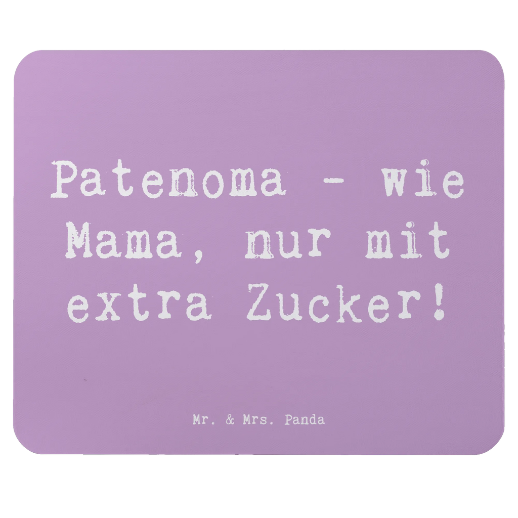 Mouse mat Saying Patenoma - wie Mama, nur mit extra Zucker! Mousepad, Computer zubehör, Büroausstattung, PC Zubehör, Arbeitszimmer, Mauspad, Einzigartiges Mauspad, Designer Mauspad, Mausunterlage, Mauspad Büro, Familie, Vatertag, Muttertag, Bruder, Schwester, Mama, Papa, Oma, Opa