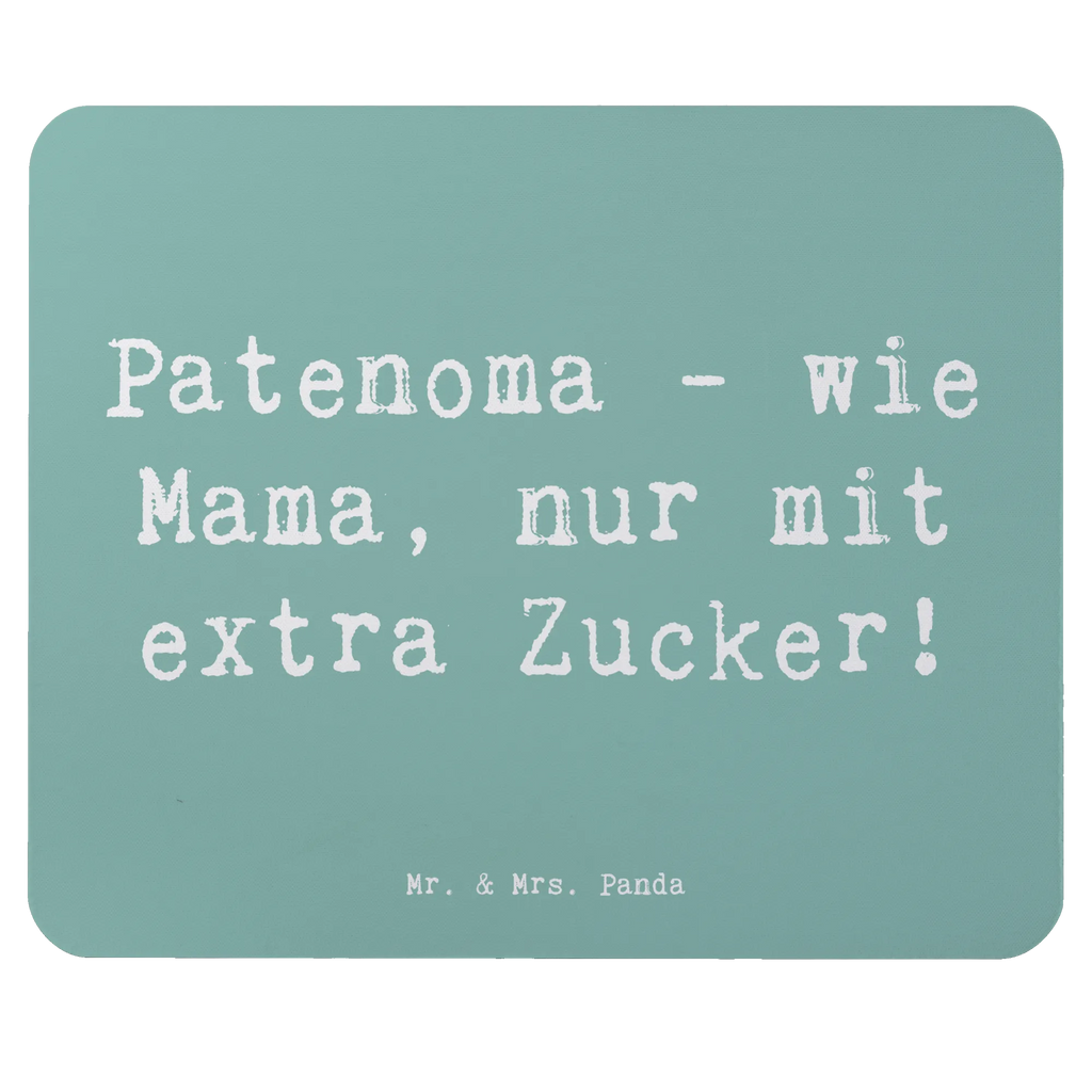 Mouse mat Saying Patenoma - wie Mama, nur mit extra Zucker! Mousepad, Computer zubehör, Büroausstattung, PC Zubehör, Arbeitszimmer, Mauspad, Einzigartiges Mauspad, Designer Mauspad, Mausunterlage, Mauspad Büro, Familie, Vatertag, Muttertag, Bruder, Schwester, Mama, Papa, Oma, Opa
