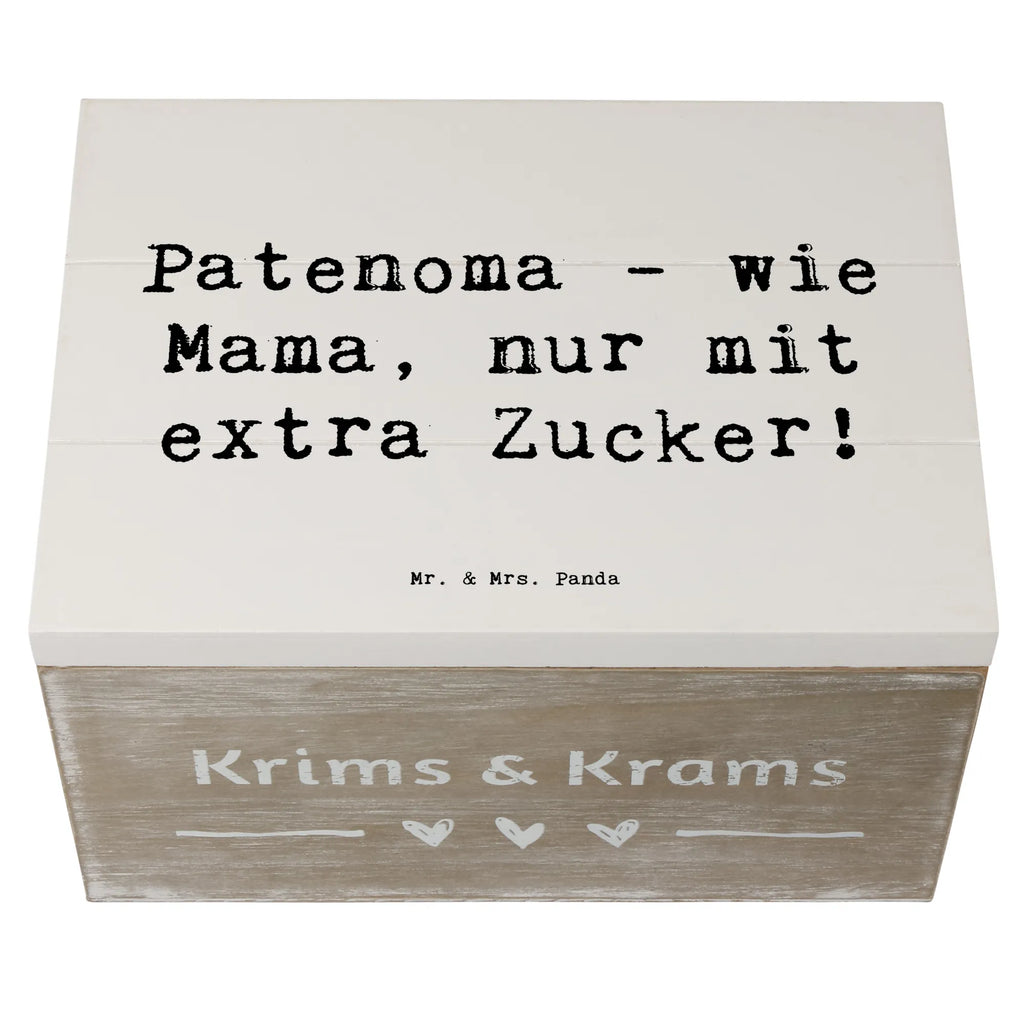 Holzkiste Spruch Patenoma Liebe Geschenkdose, Holzkiste, Schatzkiste, XXL, Kiste, Erinnerungsbox, Geschenkbox, Aufbewahrungsbox, Schatulle, Truhe, Erinnerungskiste, Dekokiste, Familie, Vatertag, Muttertag, Bruder, Schwester, Mama, Papa, Oma, Opa