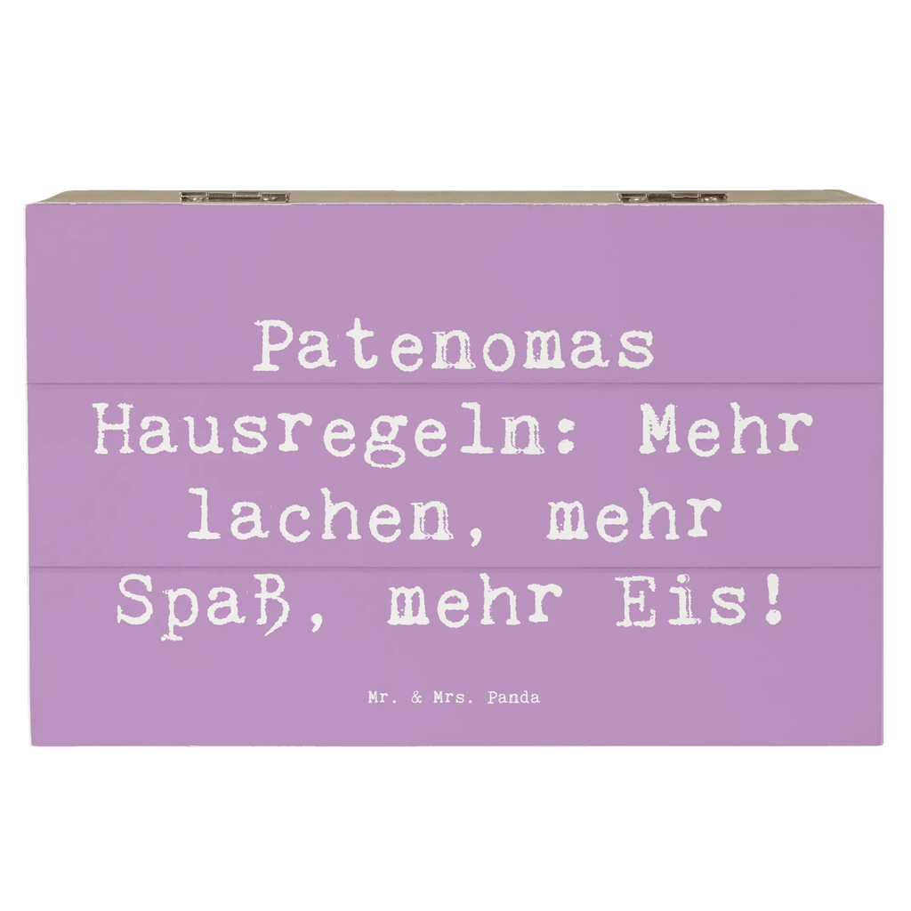 Holzkiste Spruch Patenoma Hausregeln Dekokiste, Kiste, Schatulle, XXL, Truhe, Aufbewahrungsbox, Geschenkdose, Erinnerungskiste, Erinnerungsbox, Holzkiste, Geschenkbox, Schatzkiste, Familie, Vatertag, Muttertag, Bruder, Schwester, Mama, Papa, Oma, Opa