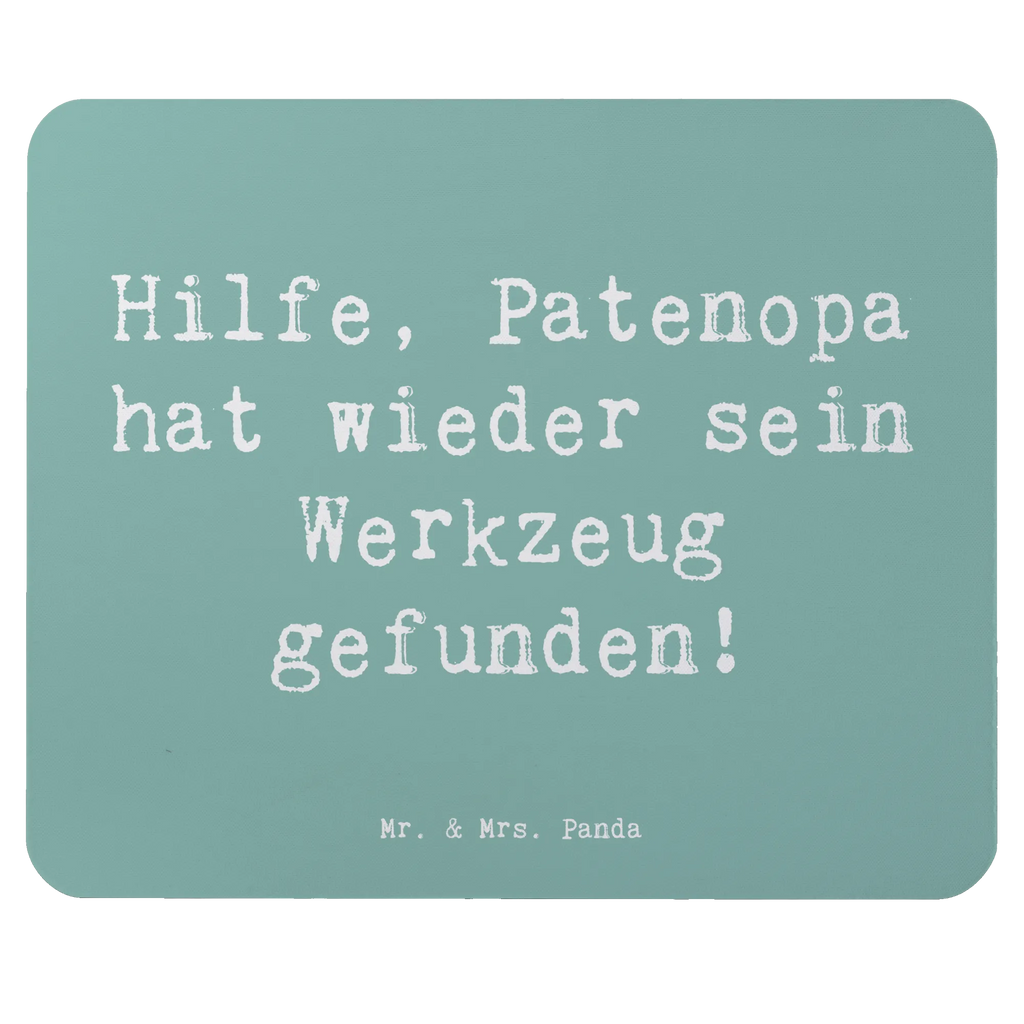 Mouse mat Saying Hilfe, Patenopa hat wieder sein Werkzeug gefunden! Mousepad, Computer zubehör, Büroausstattung, PC Zubehör, Arbeitszimmer, Mauspad, Einzigartiges Mauspad, Designer Mauspad, Mausunterlage, Mauspad Büro, Familie, Vatertag, Muttertag, Bruder, Schwester, Mama, Papa, Oma, Opa