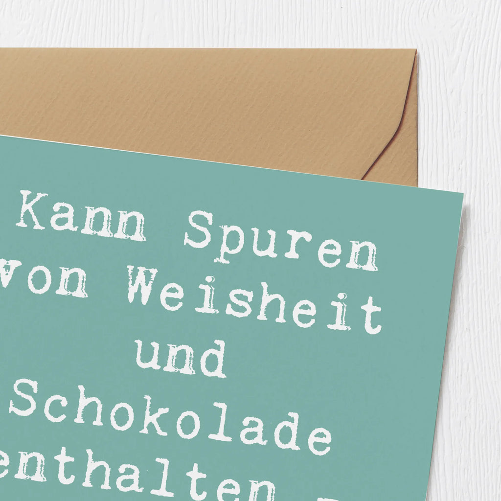 Deluxe Karte Spruch Patenopa und Weisheit Geburtstagskarte, Hochwertige Klappkarte, Karte, Grußkarte, Klappkarte, Einladungskarte, Glückwunschkarte, Hochwertige Grußkarte, Hochzeitskarte, Familie, Vatertag, Muttertag, Bruder, Schwester, Mama, Papa, Oma, Opa