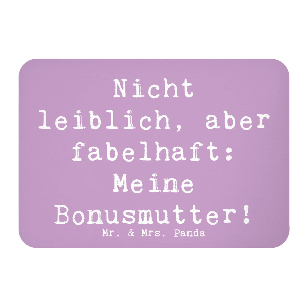 Magnet Saying Nicht leiblich, aber fabelhaft: Meine Bonusmutter! Kühlschrankmagnet, Pinnwandmagnet, Souvenir Magnet, Motivmagnete, Dekomagnet, Whiteboard Magnet, Notiz Magnet, Kühlschrank Dekoration, Familie, Vatertag, Muttertag, Bruder, Schwester, Mama, Papa, Oma, Opa