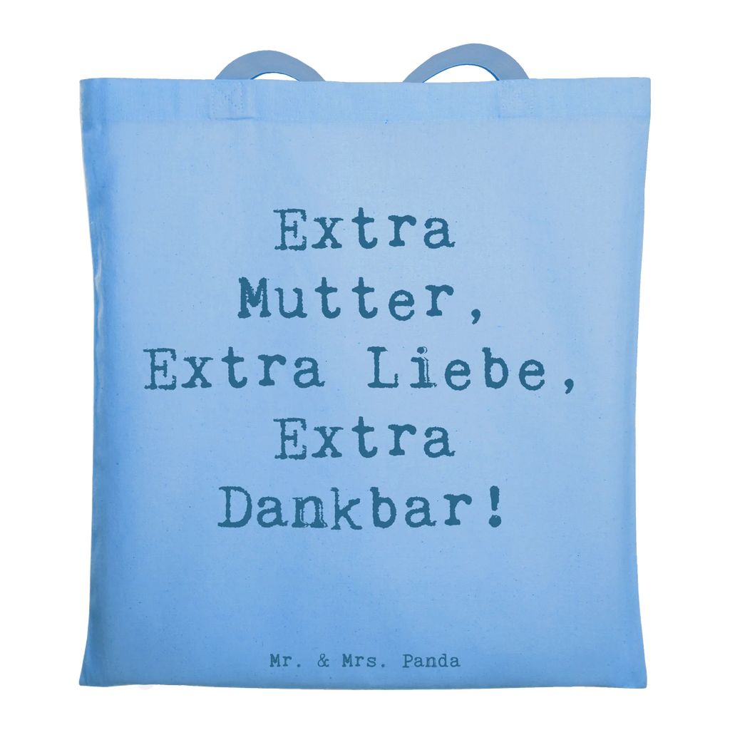 Tote bag Saying Extra Mutter, Extra Liebe, Extra Dankbar! Beuteltasche, Beutel, Einkaufstasche, Jutebeutel, Stoffbeutel, Tasche, Shopper, Umhängetasche, Strandtasche, Schultertasche, Stofftasche, Tragetasche, Badetasche, Jutetasche, Einkaufstüte, Laptoptasche, Familie, Vatertag, Muttertag, Bruder, Schwester, Mama, Papa, Oma, Opa