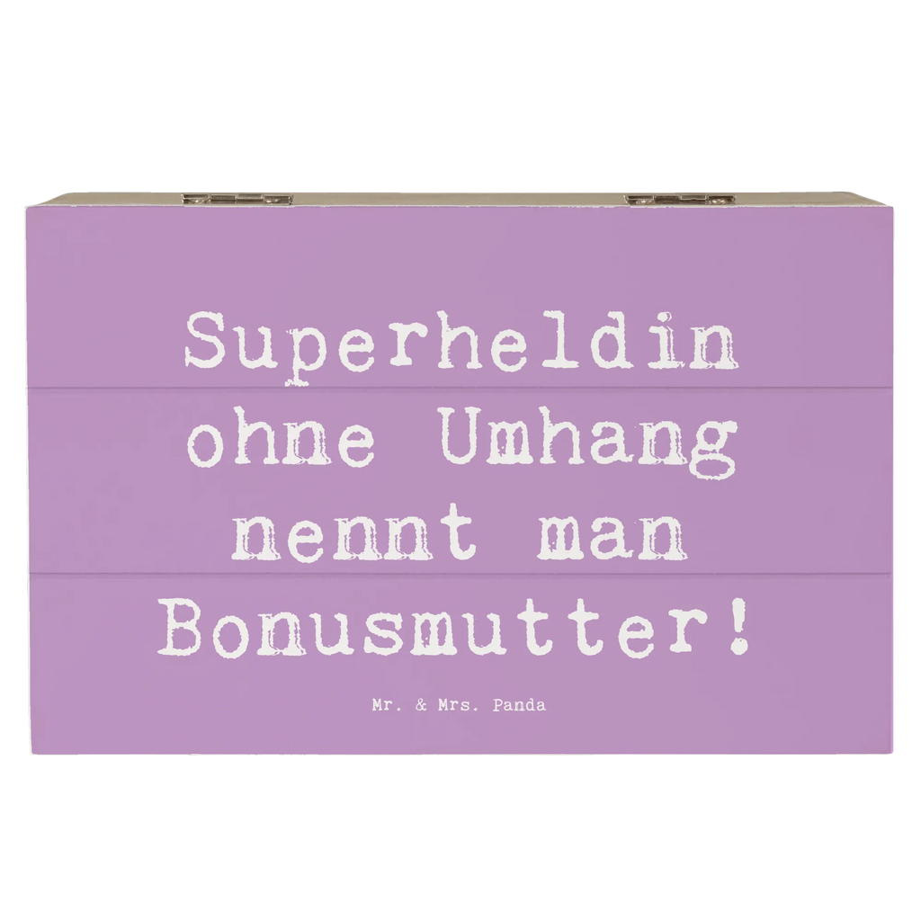Holzkiste Spruch Bonusmutter Superheld Kiste, Geschenkbox, Truhe, Erinnerungsbox, Aufbewahrungsbox, Holzkiste, Schatzkiste, XXL, Erinnerungskiste, Dekokiste, Geschenkdose, Schatulle, Familie, Vatertag, Muttertag, Bruder, Schwester, Mama, Papa, Oma, Opa