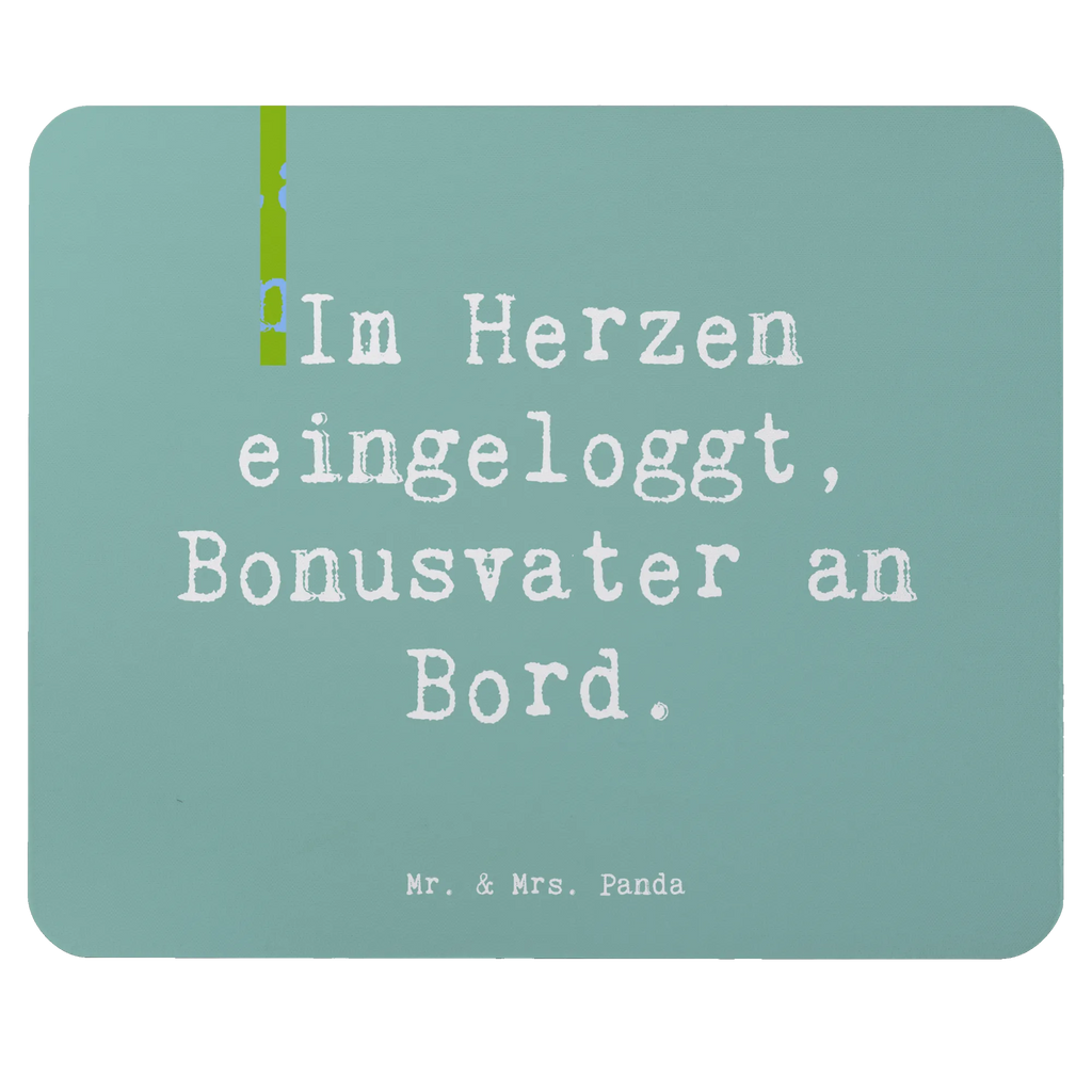 Mouse mat Saying Im Herzen eingeloggt, Bonusvater an Bord. Mousepad, Computer zubehör, Büroausstattung, PC Zubehör, Arbeitszimmer, Mauspad, Einzigartiges Mauspad, Designer Mauspad, Mausunterlage, Mauspad Büro, Familie, Vatertag, Muttertag, Bruder, Schwester, Mama, Papa, Oma, Opa