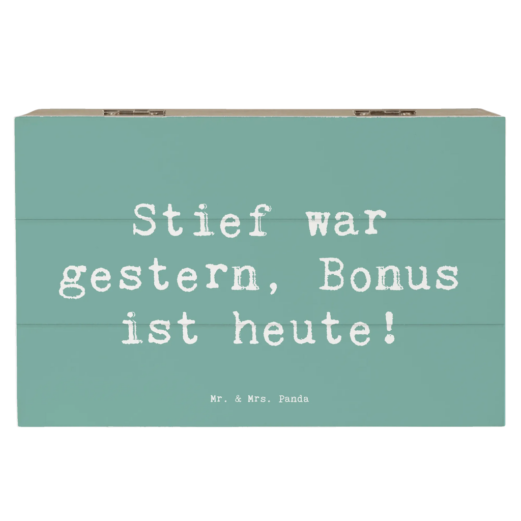 Holzkiste Spruch Bonusvater Freude Erinnerungsbox, Dekokiste, Schatzkiste, Truhe, Kiste, Erinnerungskiste, Geschenkbox, Holzkiste, Schatulle, Aufbewahrungsbox, XXL, Geschenkdose, Familie, Vatertag, Muttertag, Bruder, Schwester, Mama, Papa, Oma, Opa
