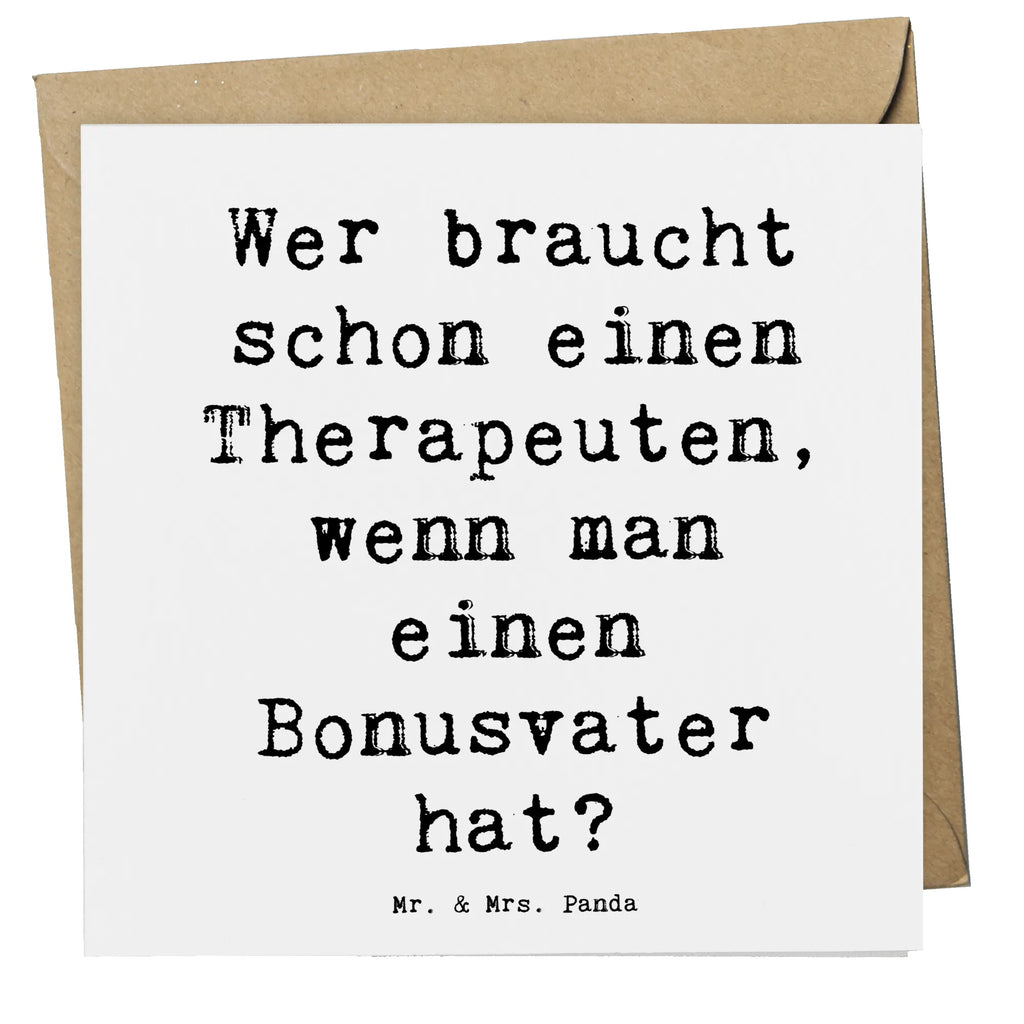 Deluxe Karte Spruch Bonusvater Liebe Hochwertige Grußkarte, Karte, Einladungskarte, Grußkarte, Geburtstagskarte, Klappkarte, Hochwertige Klappkarte, Hochzeitskarte, Glückwunschkarte, Familie, Vatertag, Muttertag, Bruder, Schwester, Mama, Papa, Oma, Opa