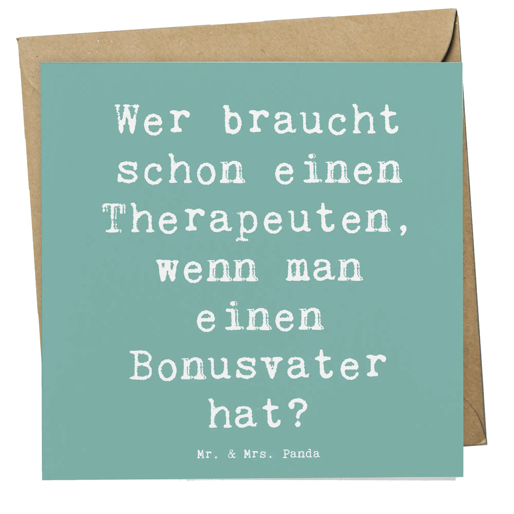 Deluxe Karte Spruch Bonusvater Liebe Hochwertige Grußkarte, Karte, Einladungskarte, Grußkarte, Geburtstagskarte, Klappkarte, Hochwertige Klappkarte, Hochzeitskarte, Glückwunschkarte, Familie, Vatertag, Muttertag, Bruder, Schwester, Mama, Papa, Oma, Opa