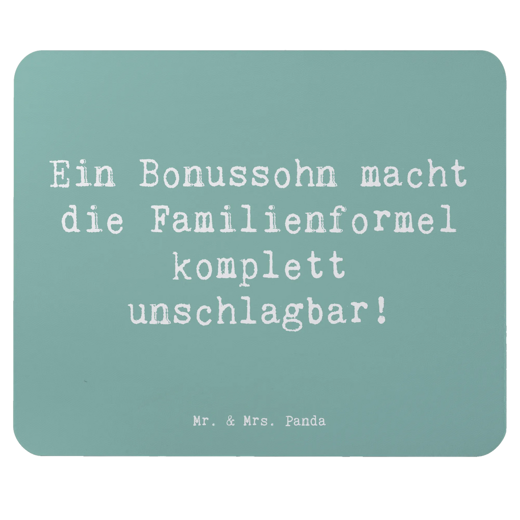 Mouse mat Saying Ein Bonussohn macht die Familienformel komplett unschlagbar! Mousepad, Computer zubehör, Büroausstattung, PC Zubehör, Arbeitszimmer, Mauspad, Einzigartiges Mauspad, Designer Mauspad, Mausunterlage, Mauspad Büro, Familie, Vatertag, Muttertag, Bruder, Schwester, Mama, Papa, Oma, Opa
