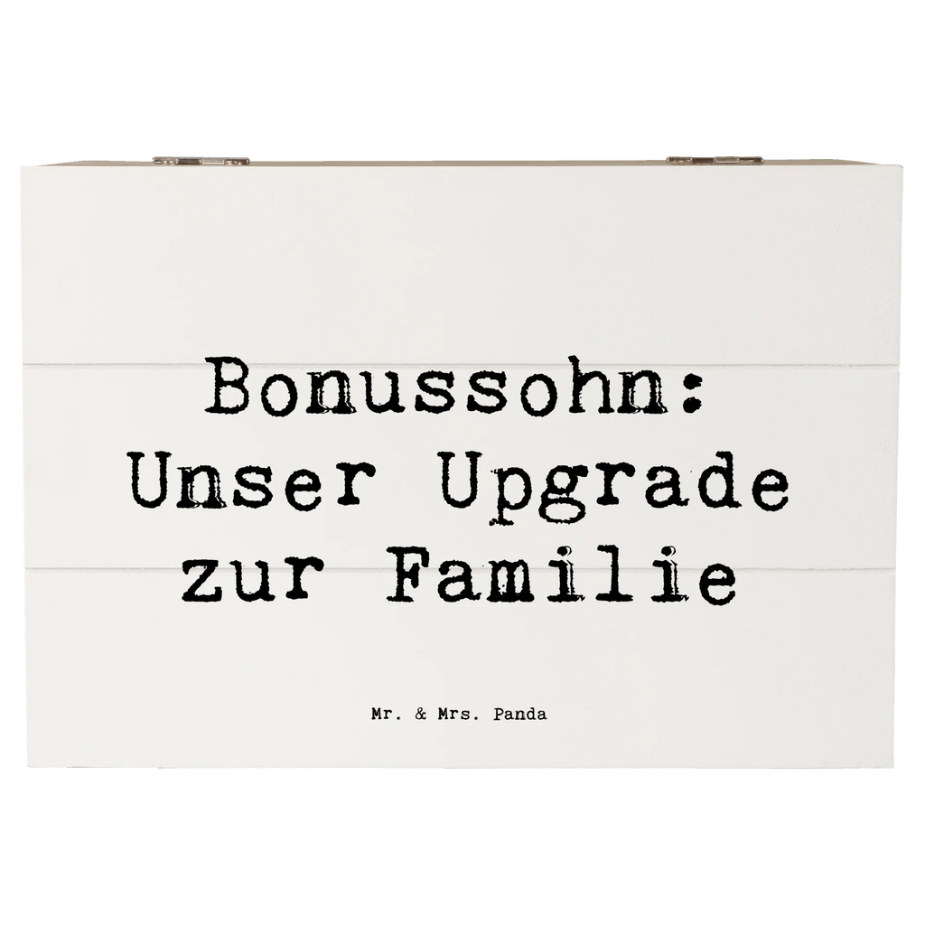 Holzkiste Spruch Bonussohn Wertschätzung Schatulle, Holzkiste, Truhe, Erinnerungsbox, Erinnerungskiste, XXL, Kiste, Geschenkdose, Aufbewahrungsbox, Geschenkbox, Dekokiste, Schatzkiste, Familie, Vatertag, Muttertag, Bruder, Schwester, Mama, Papa, Oma, Opa