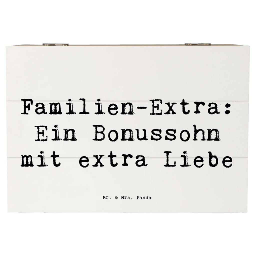 Holzkiste Spruch Bonussohn Liebe Geschenkbox, Erinnerungsbox, Truhe, Schatzkiste, Holzkiste, Kiste, XXL, Dekokiste, Schatulle, Geschenkdose, Erinnerungskiste, Aufbewahrungsbox, Familie, Vatertag, Muttertag, Bruder, Schwester, Mama, Papa, Oma, Opa