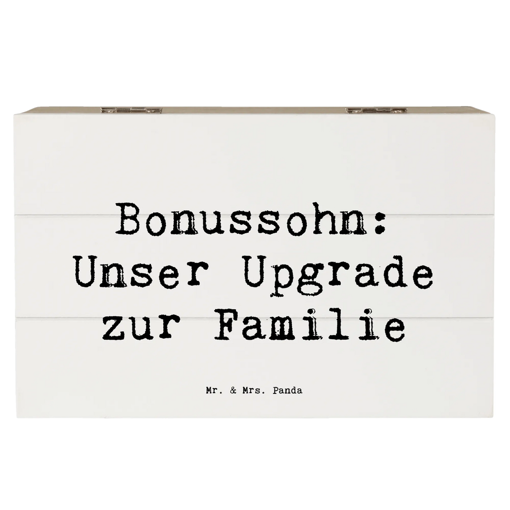 Holzkiste Spruch Bonussohn Wertschätzung Schatulle, Holzkiste, Truhe, Erinnerungsbox, Erinnerungskiste, XXL, Kiste, Geschenkdose, Aufbewahrungsbox, Geschenkbox, Dekokiste, Schatzkiste, Familie, Vatertag, Muttertag, Bruder, Schwester, Mama, Papa, Oma, Opa