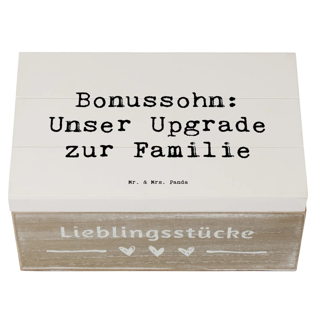 Holzkiste Spruch Bonussohn Wertschätzung Schatulle, Holzkiste, Truhe, Erinnerungsbox, Erinnerungskiste, XXL, Kiste, Geschenkdose, Aufbewahrungsbox, Geschenkbox, Dekokiste, Schatzkiste, Familie, Vatertag, Muttertag, Bruder, Schwester, Mama, Papa, Oma, Opa