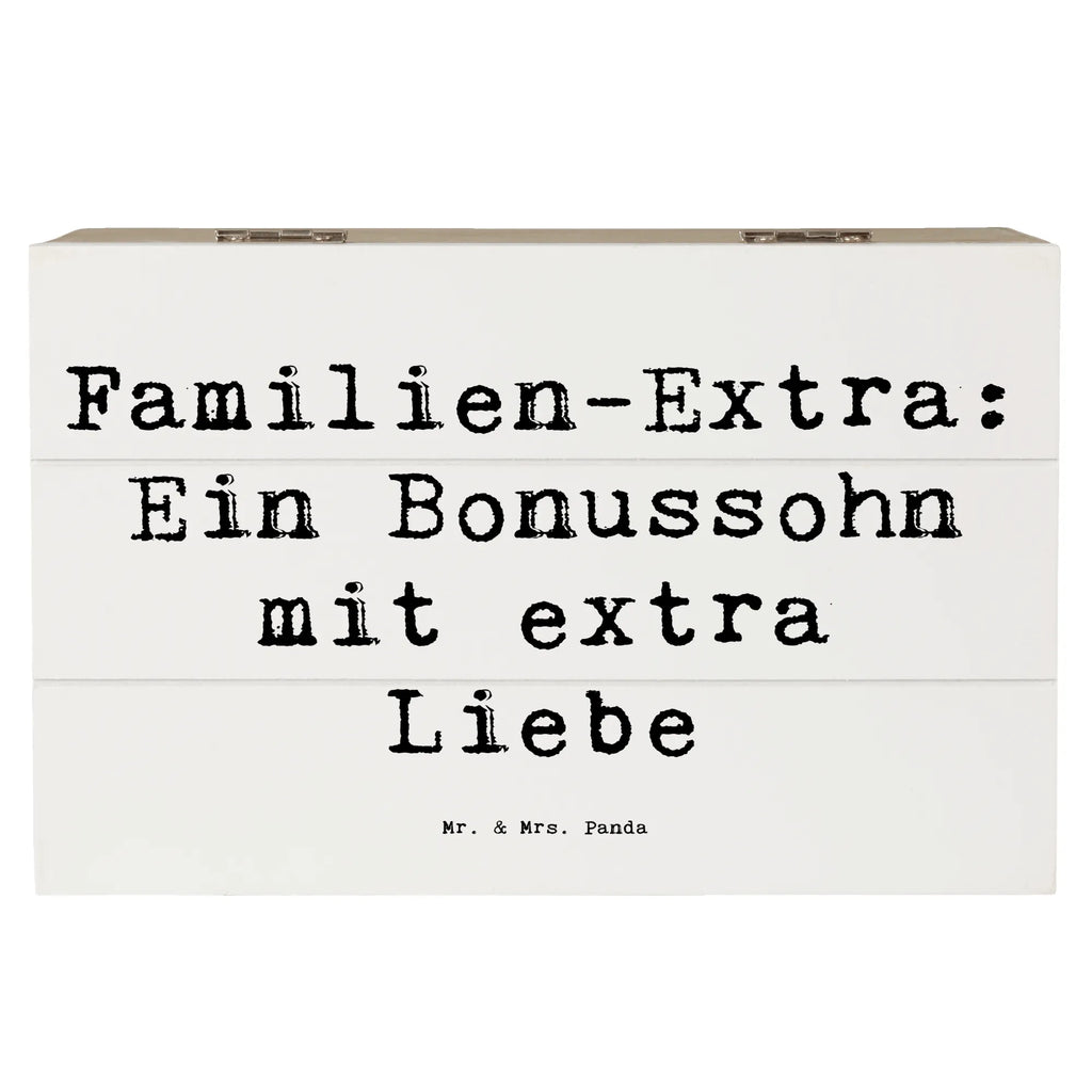 Holzkiste Spruch Bonussohn Liebe Geschenkbox, Erinnerungsbox, Truhe, Schatzkiste, Holzkiste, Kiste, XXL, Dekokiste, Schatulle, Geschenkdose, Erinnerungskiste, Aufbewahrungsbox, Familie, Vatertag, Muttertag, Bruder, Schwester, Mama, Papa, Oma, Opa