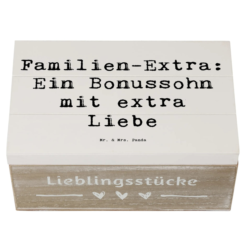 Holzkiste Spruch Bonussohn Liebe Geschenkbox, Erinnerungsbox, Truhe, Schatzkiste, Holzkiste, Kiste, XXL, Dekokiste, Schatulle, Geschenkdose, Erinnerungskiste, Aufbewahrungsbox, Familie, Vatertag, Muttertag, Bruder, Schwester, Mama, Papa, Oma, Opa