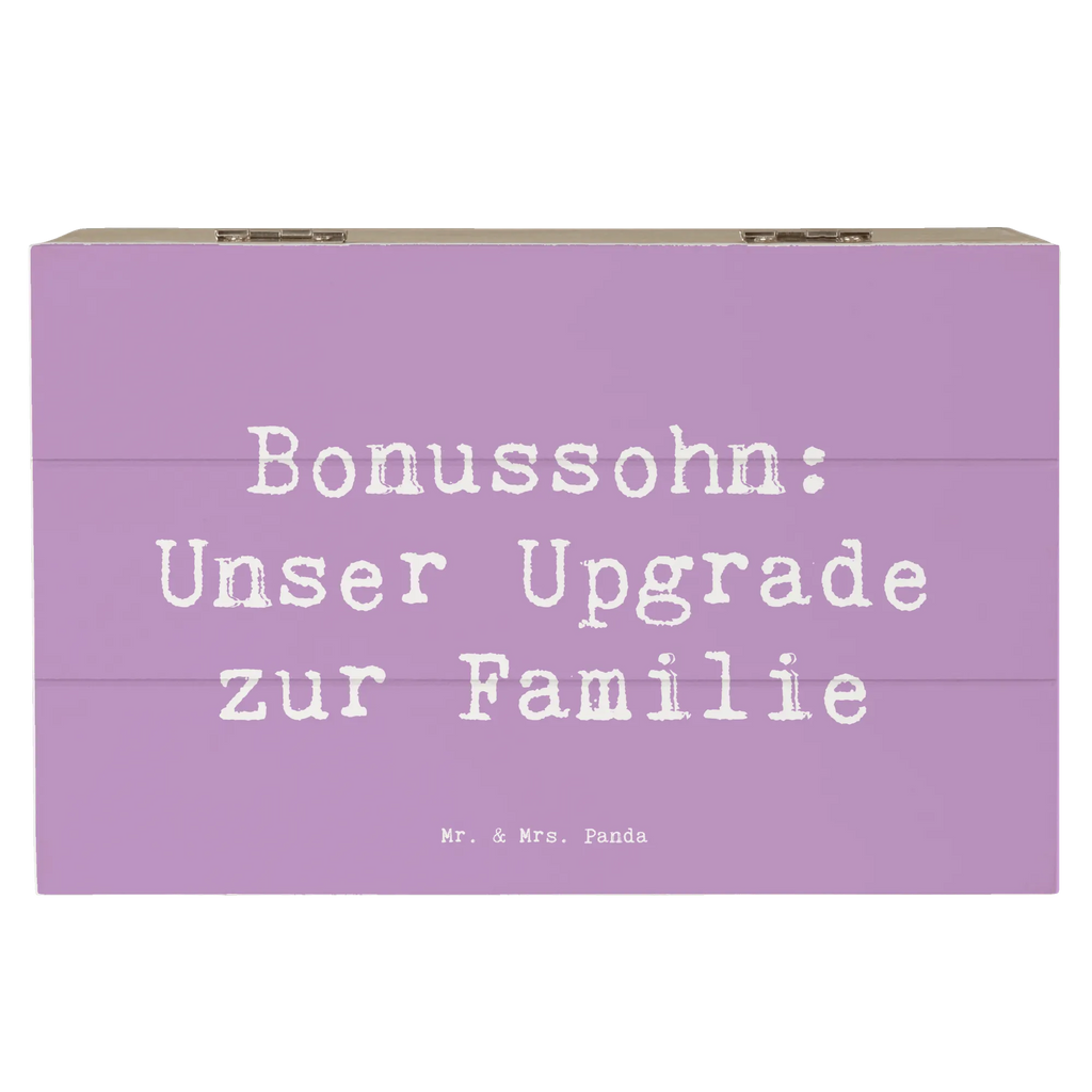Holzkiste Spruch Bonussohn Wertschätzung Schatulle, Holzkiste, Truhe, Erinnerungsbox, Erinnerungskiste, XXL, Kiste, Geschenkdose, Aufbewahrungsbox, Geschenkbox, Dekokiste, Schatzkiste, Familie, Vatertag, Muttertag, Bruder, Schwester, Mama, Papa, Oma, Opa