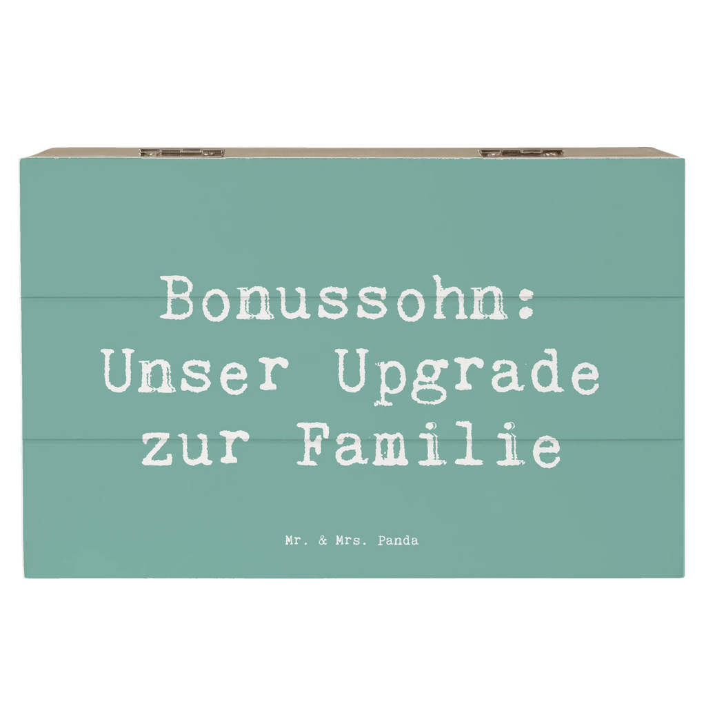 Holzkiste Spruch Bonussohn Wertschätzung Schatulle, Holzkiste, Truhe, Erinnerungsbox, Erinnerungskiste, XXL, Kiste, Geschenkdose, Aufbewahrungsbox, Geschenkbox, Dekokiste, Schatzkiste, Familie, Vatertag, Muttertag, Bruder, Schwester, Mama, Papa, Oma, Opa