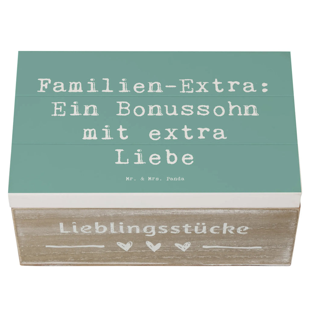Holzkiste Spruch Bonussohn Liebe Geschenkbox, Erinnerungsbox, Truhe, Schatzkiste, Holzkiste, Kiste, XXL, Dekokiste, Schatulle, Geschenkdose, Erinnerungskiste, Aufbewahrungsbox, Familie, Vatertag, Muttertag, Bruder, Schwester, Mama, Papa, Oma, Opa