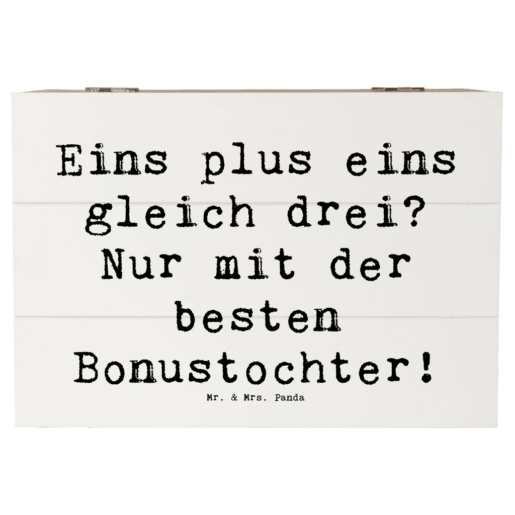 Holzkiste Spruch Beste Bonustochter Geschenkdose, Dekokiste, Truhe, Schatulle, Kiste, Erinnerungskiste, Geschenkbox, XXL, Aufbewahrungsbox, Schatzkiste, Erinnerungsbox, Holzkiste, Familie, Vatertag, Muttertag, Bruder, Schwester, Mama, Papa, Oma, Opa