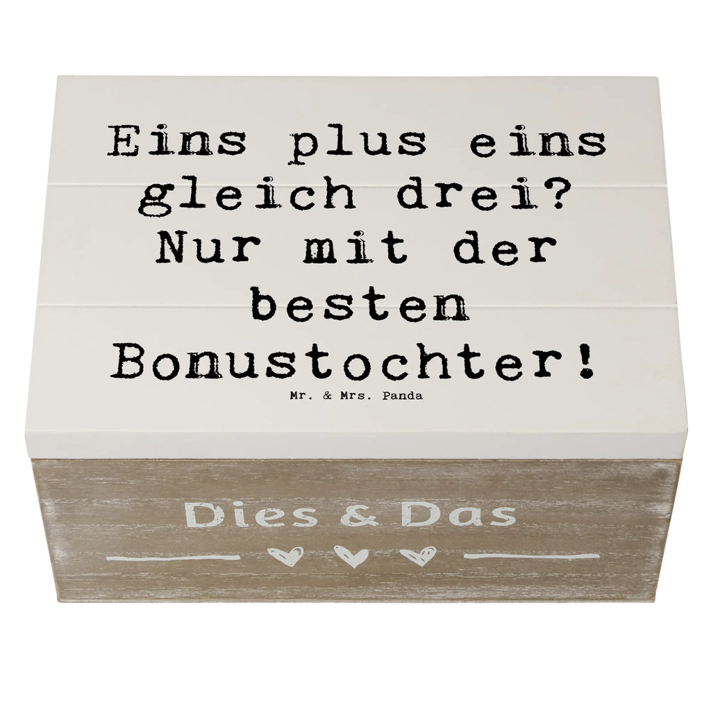 Holzkiste Spruch Beste Bonustochter Geschenkdose, Dekokiste, Truhe, Schatulle, Kiste, Erinnerungskiste, Geschenkbox, XXL, Aufbewahrungsbox, Schatzkiste, Erinnerungsbox, Holzkiste, Familie, Vatertag, Muttertag, Bruder, Schwester, Mama, Papa, Oma, Opa