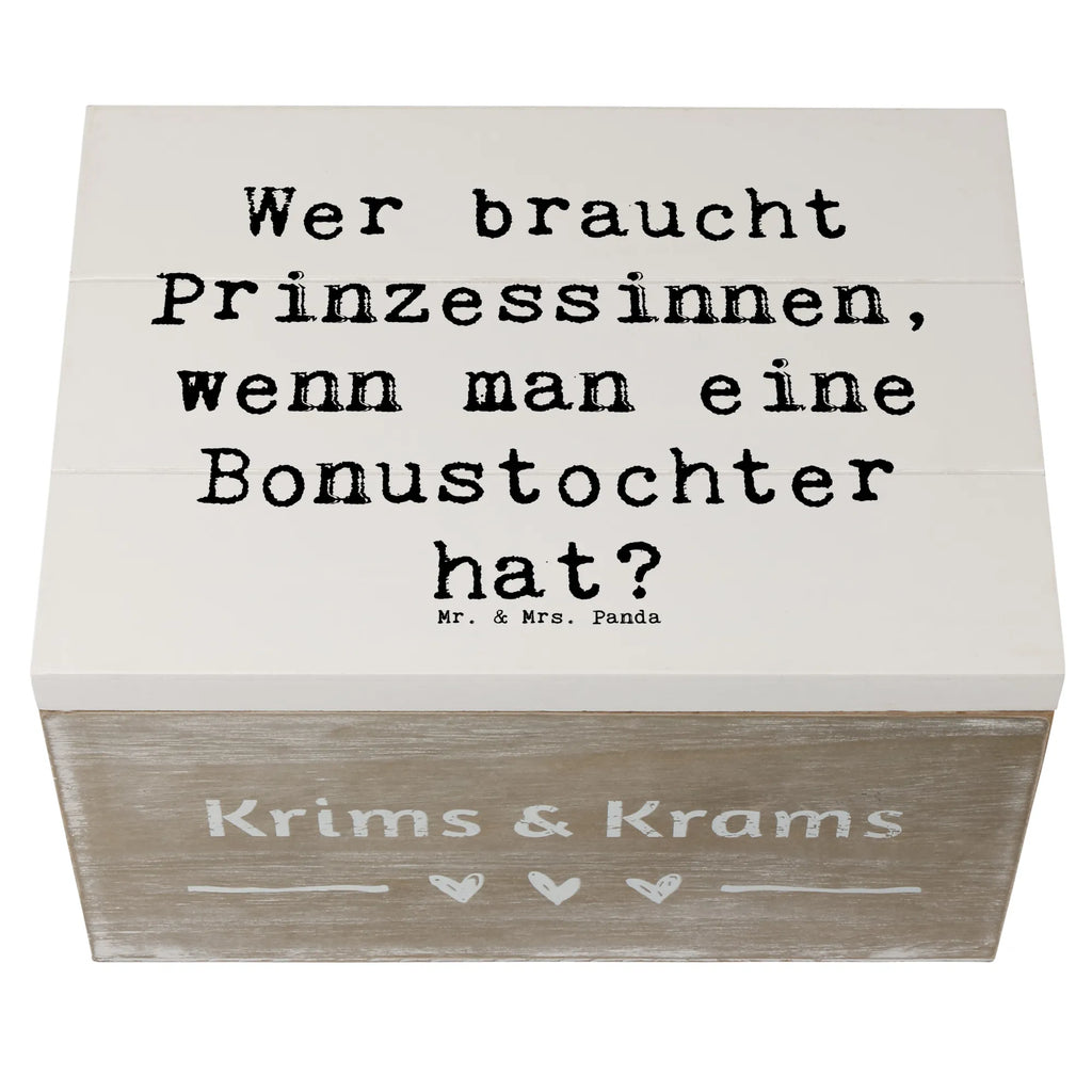 Holzkiste Spruch Bonustochter Schatzkiste, Truhe, Schatulle, XXL, Aufbewahrungsbox, Geschenkbox, Kiste, Erinnerungsbox, Erinnerungskiste, Dekokiste, Geschenkdose, Holzkiste, Familie, Vatertag, Muttertag, Bruder, Schwester, Mama, Papa, Oma, Opa