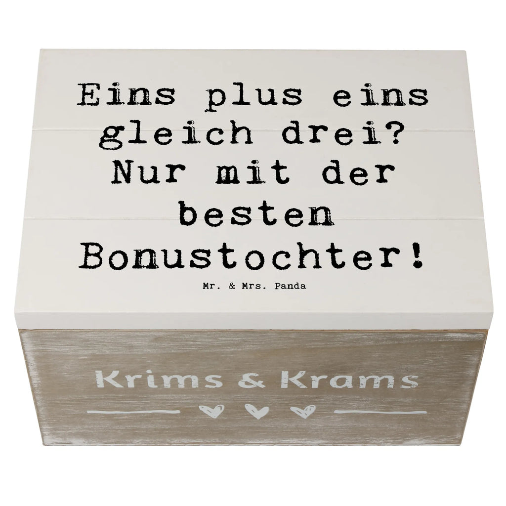Holzkiste Spruch Beste Bonustochter Geschenkdose, Dekokiste, Truhe, Schatulle, Kiste, Erinnerungskiste, Geschenkbox, XXL, Aufbewahrungsbox, Schatzkiste, Erinnerungsbox, Holzkiste, Familie, Vatertag, Muttertag, Bruder, Schwester, Mama, Papa, Oma, Opa