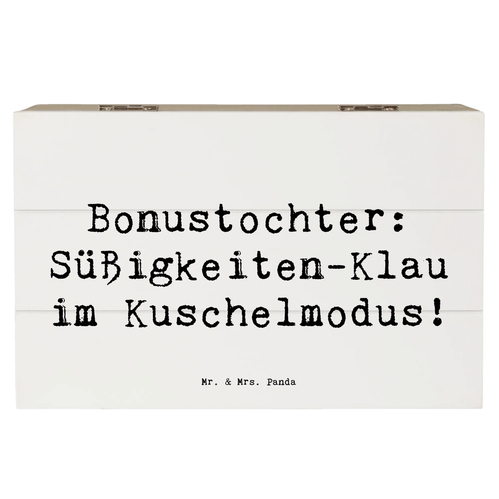 Holzkiste Spruch Bonustochter Überraschungen Erinnerungskiste, Schatulle, Schatzkiste, Geschenkdose, Aufbewahrungsbox, Geschenkbox, Dekokiste, Kiste, Holzkiste, XXL, Truhe, Erinnerungsbox, Familie, Vatertag, Muttertag, Bruder, Schwester, Mama, Papa, Oma, Opa