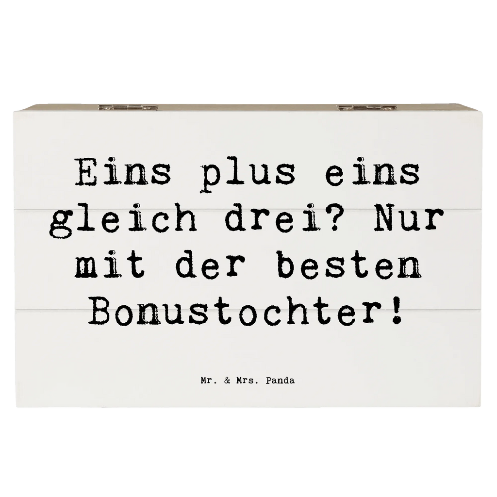 Holzkiste Spruch Beste Bonustochter Geschenkdose, Dekokiste, Truhe, Schatulle, Kiste, Erinnerungskiste, Geschenkbox, XXL, Aufbewahrungsbox, Schatzkiste, Erinnerungsbox, Holzkiste, Familie, Vatertag, Muttertag, Bruder, Schwester, Mama, Papa, Oma, Opa
