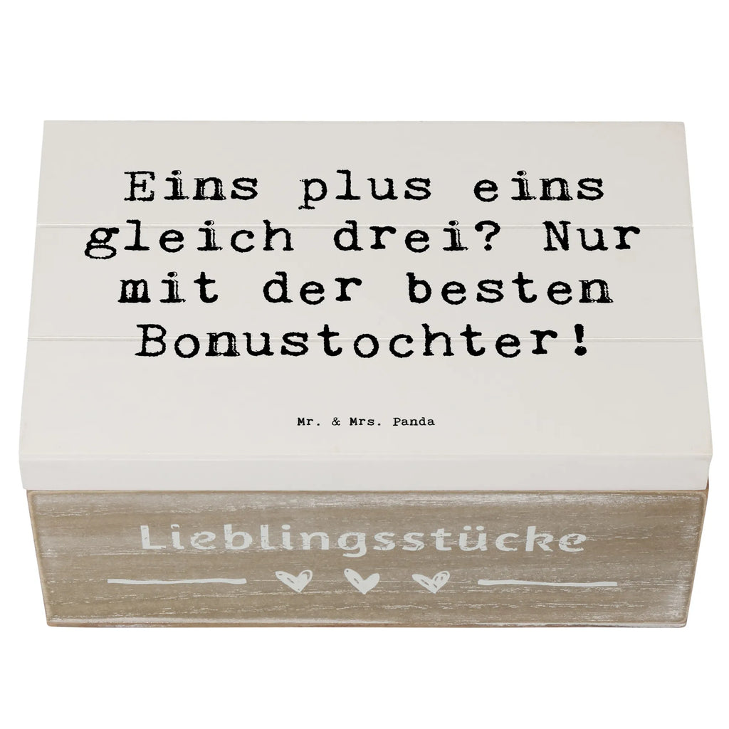 Holzkiste Spruch Beste Bonustochter Geschenkdose, Dekokiste, Truhe, Schatulle, Kiste, Erinnerungskiste, Geschenkbox, XXL, Aufbewahrungsbox, Schatzkiste, Erinnerungsbox, Holzkiste, Familie, Vatertag, Muttertag, Bruder, Schwester, Mama, Papa, Oma, Opa