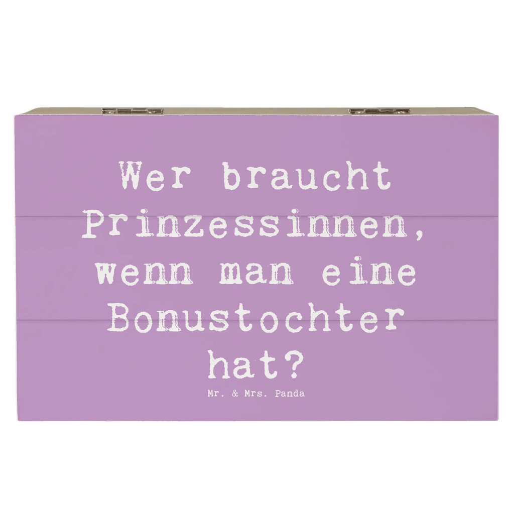 Holzkiste Spruch Bonustochter Schatzkiste, Truhe, Schatulle, XXL, Aufbewahrungsbox, Geschenkbox, Kiste, Erinnerungsbox, Erinnerungskiste, Dekokiste, Geschenkdose, Holzkiste, Familie, Vatertag, Muttertag, Bruder, Schwester, Mama, Papa, Oma, Opa