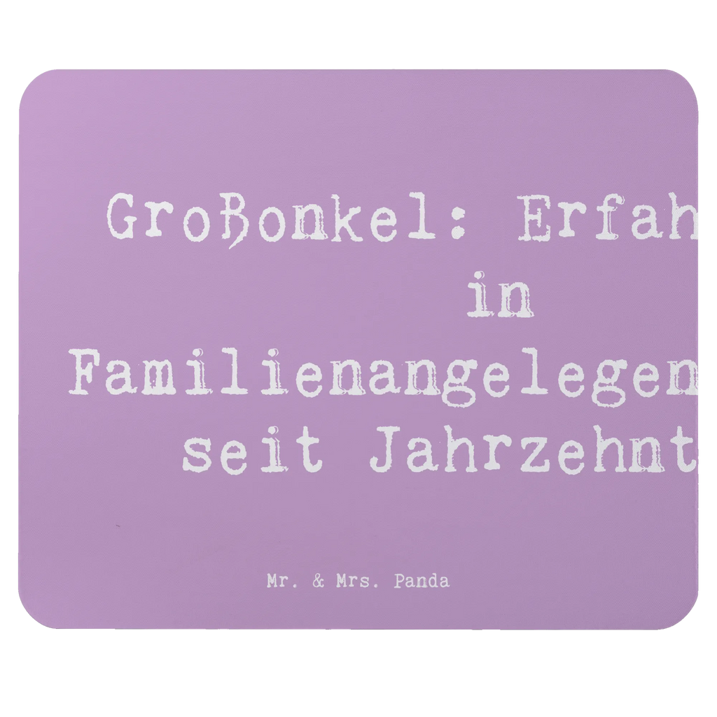 Mouse mat Saying Großonkel: Erfahrener in Familienangelegenheiten seit Jahrzehnten! Mousepad, Computer zubehör, Büroausstattung, PC Zubehör, Arbeitszimmer, Mauspad, Einzigartiges Mauspad, Designer Mauspad, Mausunterlage, Mauspad Büro, Familie, Vatertag, Muttertag, Bruder, Schwester, Mama, Papa, Oma, Opa