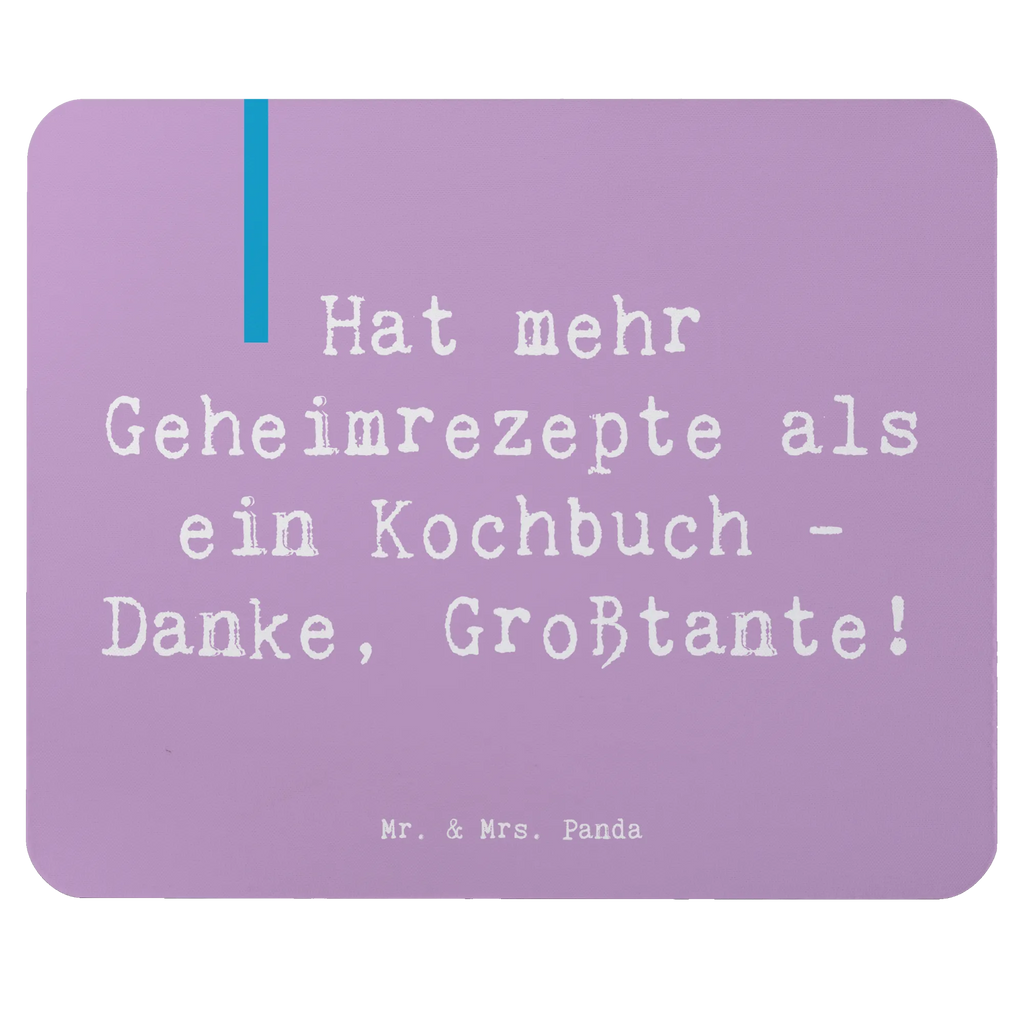 Mouse mat Saying Hat mehr Geheimrezepte als ein Kochbuch - Danke, Großtante! Mousepad, Computer zubehör, Büroausstattung, PC Zubehör, Arbeitszimmer, Mauspad, Einzigartiges Mauspad, Designer Mauspad, Mausunterlage, Mauspad Büro, Familie, Vatertag, Muttertag, Bruder, Schwester, Mama, Papa, Oma, Opa