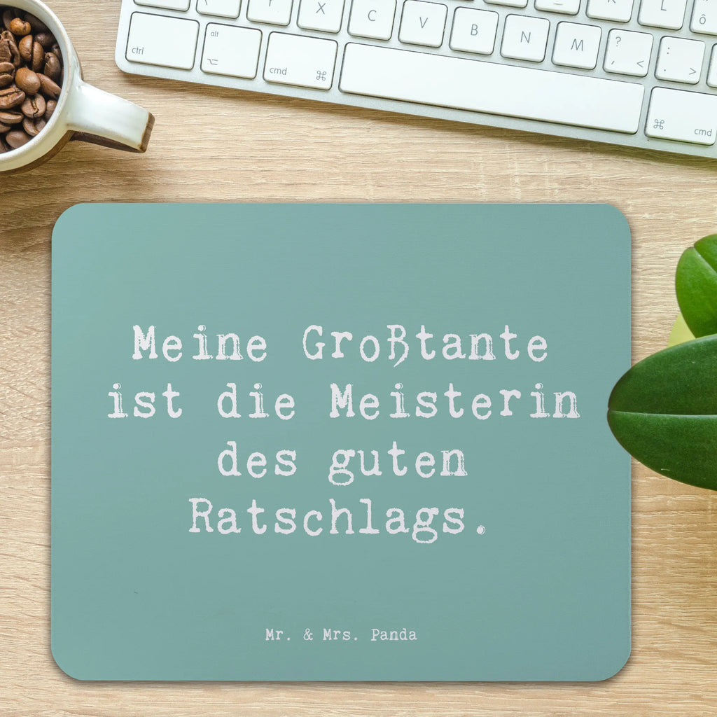 Mouse mat Saying Meine Großtante ist die Meisterin des guten Ratschlags. Mousepad, Computer zubehör, Büroausstattung, PC Zubehör, Arbeitszimmer, Mauspad, Einzigartiges Mauspad, Designer Mauspad, Mausunterlage, Mauspad Büro, Familie, Vatertag, Muttertag, Bruder, Schwester, Mama, Papa, Oma, Opa