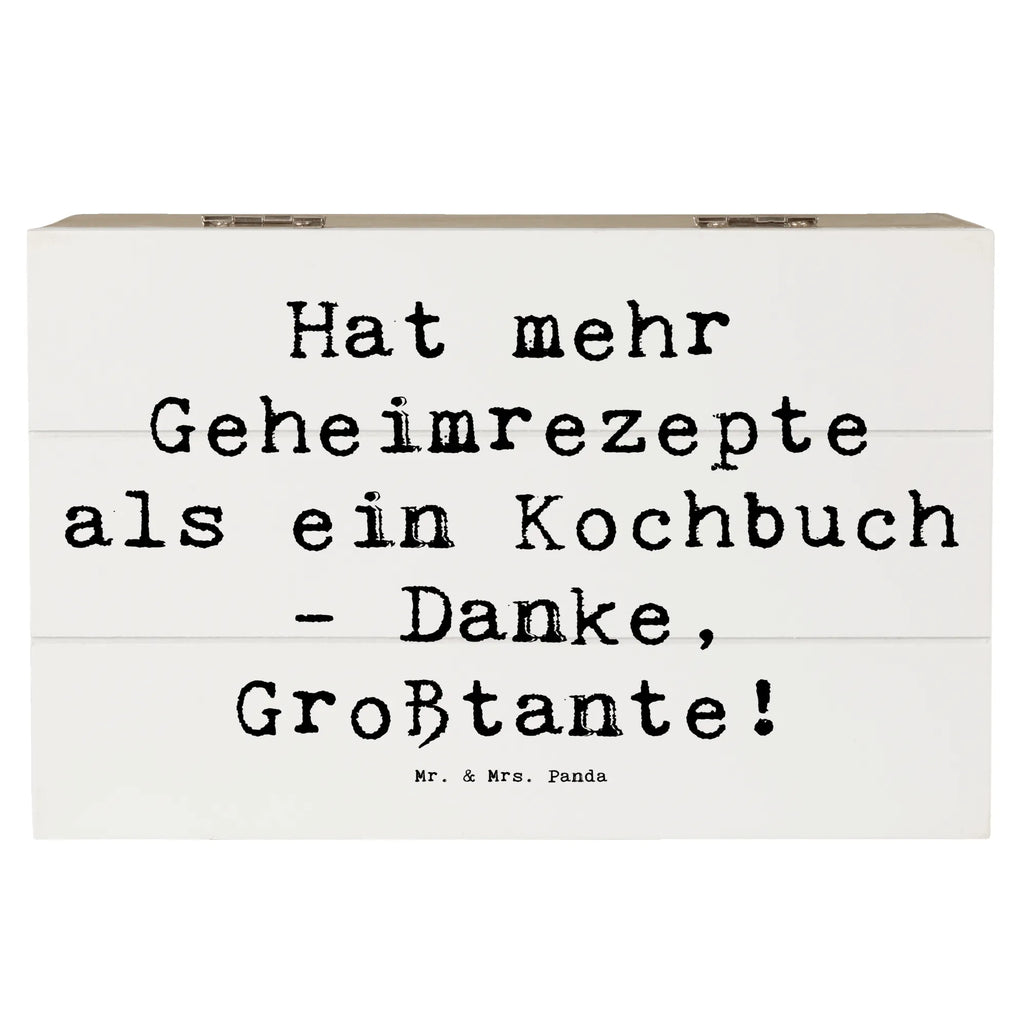 Holzkiste Spruch Geheimrezepte Großtante Kiste, Erinnerungsbox, Truhe, XXL, Erinnerungskiste, Holzkiste, Aufbewahrungsbox, Dekokiste, Schatzkiste, Geschenkdose, Geschenkbox, Schatulle, Familie, Vatertag, Muttertag, Bruder, Schwester, Mama, Papa, Oma, Opa