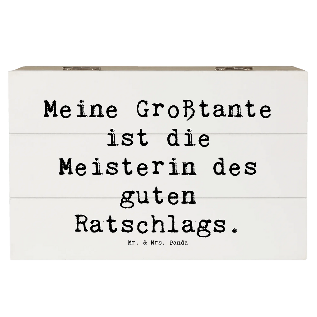 Holzkiste Spruch Großtante Ratschlag Truhe, XXL, Aufbewahrungsbox, Erinnerungskiste, Holzkiste, Geschenkdose, Dekokiste, Erinnerungsbox, Schatulle, Kiste, Schatzkiste, Geschenkbox, Familie, Vatertag, Muttertag, Bruder, Schwester, Mama, Papa, Oma, Opa