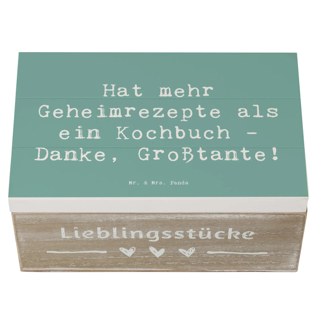 Holzkiste Spruch Geheimrezepte Großtante Kiste, Erinnerungsbox, Truhe, XXL, Erinnerungskiste, Holzkiste, Aufbewahrungsbox, Dekokiste, Schatzkiste, Geschenkdose, Geschenkbox, Schatulle, Familie, Vatertag, Muttertag, Bruder, Schwester, Mama, Papa, Oma, Opa