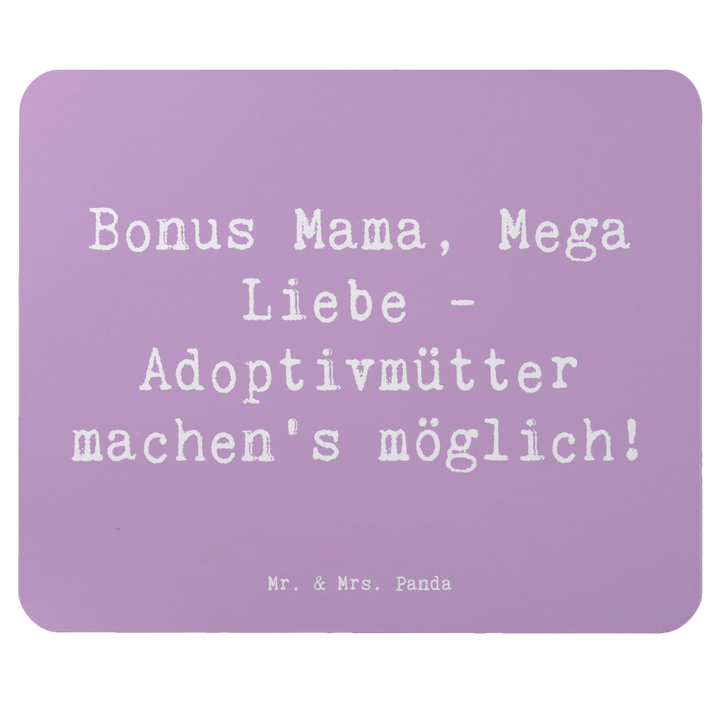 Mouse mat Saying Bonus Mama, Mega Liebe - Adoptivmütter machen’s möglich! Mousepad, Computer zubehör, Büroausstattung, PC Zubehör, Arbeitszimmer, Mauspad, Einzigartiges Mauspad, Designer Mauspad, Mausunterlage, Mauspad Büro, Familie, Vatertag, Muttertag, Bruder, Schwester, Mama, Papa, Oma, Opa